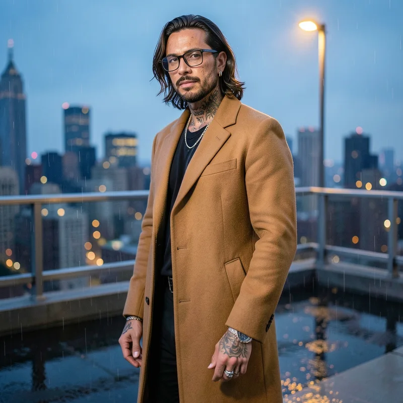 Powerful full-body — New York City rooftop