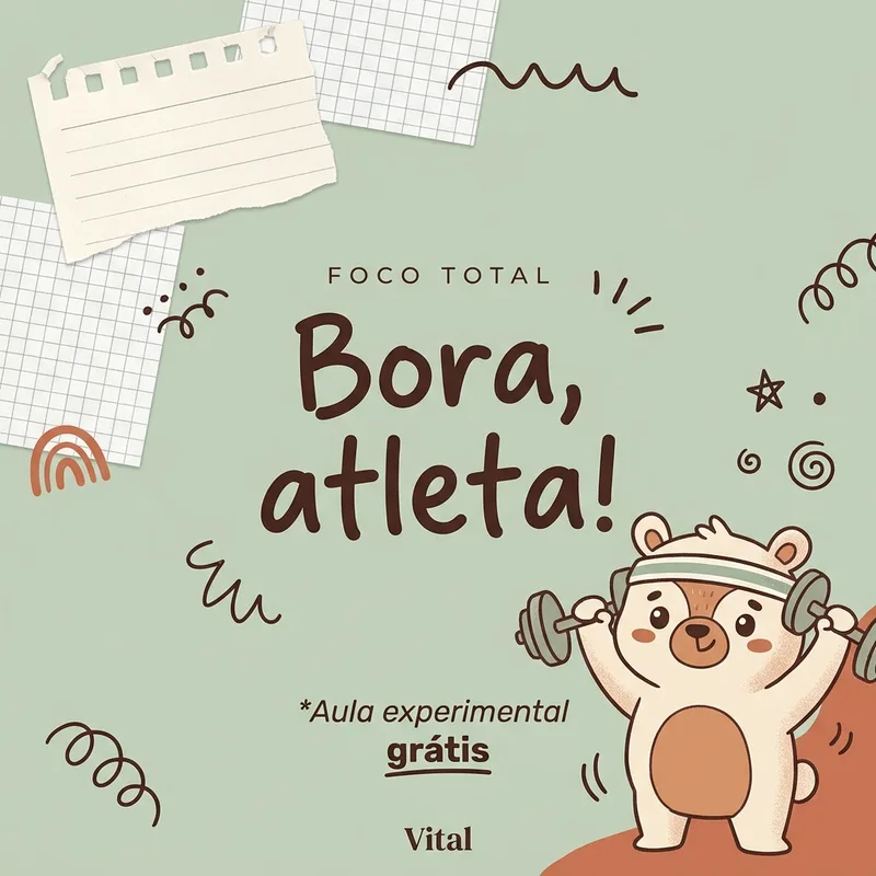 Academia - Bora, atleta!