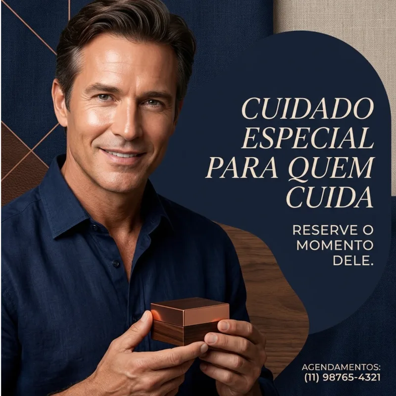 [Dia dos Pais] Sofisticado story vertical — Estética Facial