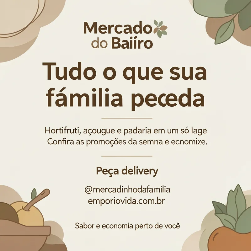 Mercado Local - Tudo o que sua família precisa