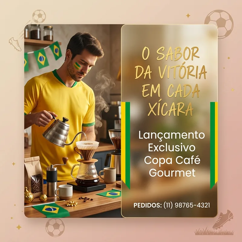 [Copa do Mundo] Profissional post de — Café Gourmet