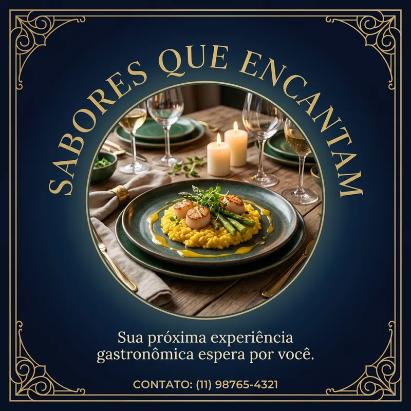 Acolhedor post institucional — Restaurante