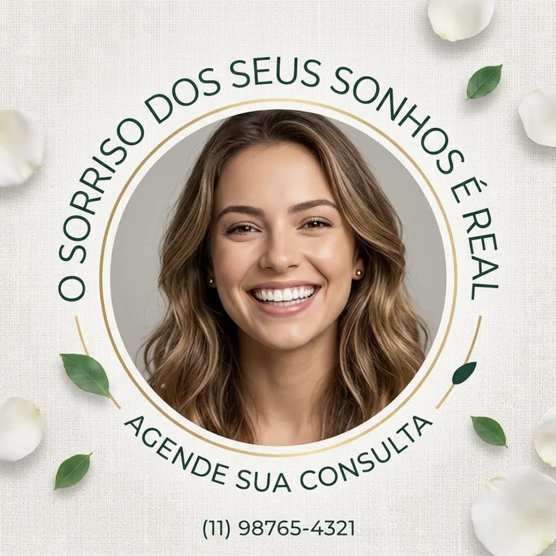 Profissional story vertical — Odontologia Estética