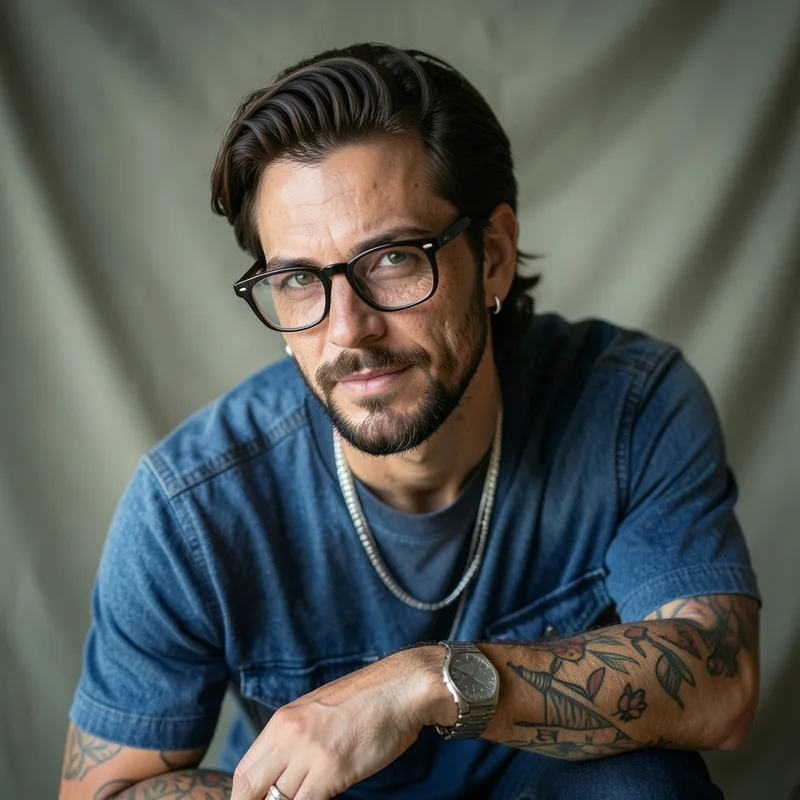 Magnetic full-body — high-end commercial portrait