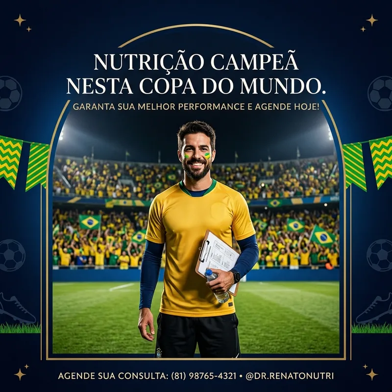 [Copa do Mundo] Profissional post de — Nutrição