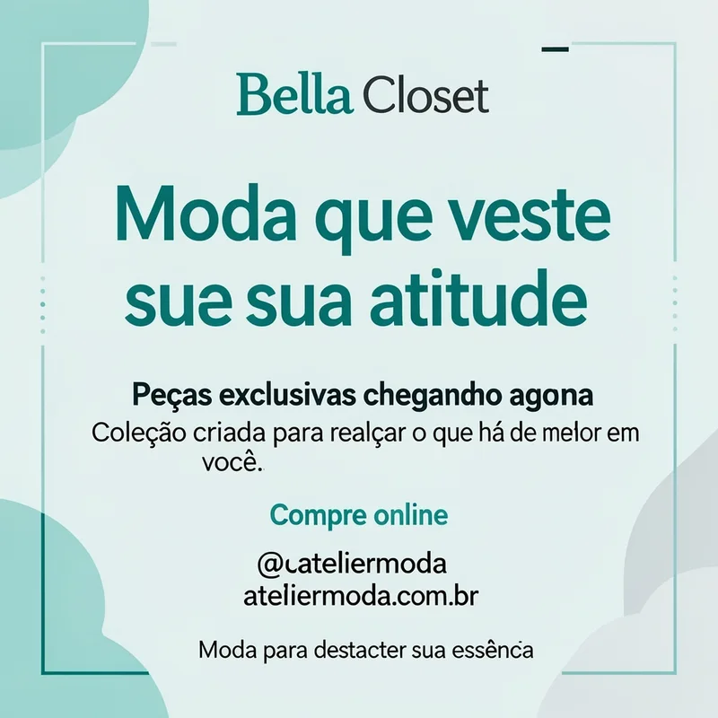 Loja de Roupas - Moda que veste sua atitude