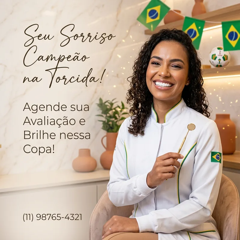 [Copa do Mundo] Energético clean post de — Odontologia Estética