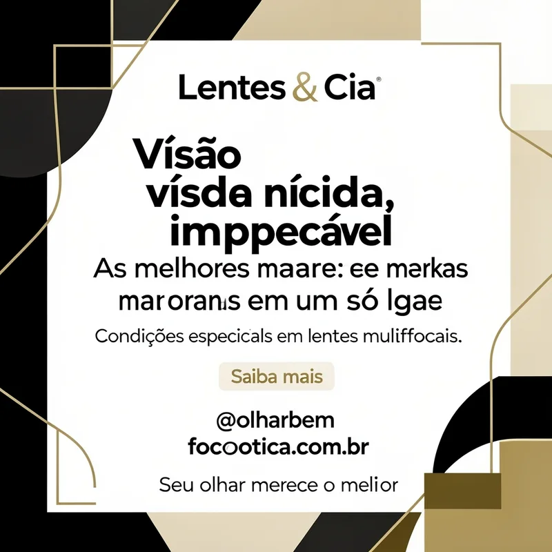 Ótica - Visão nítida, look impecável