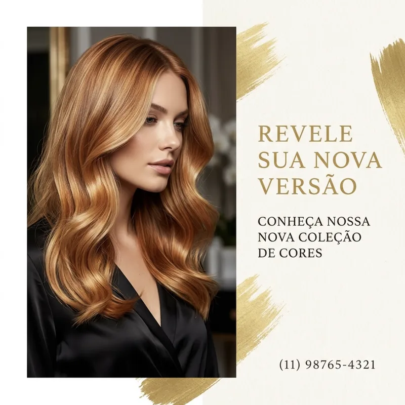 Premium discreto post de — Salão de Beleza