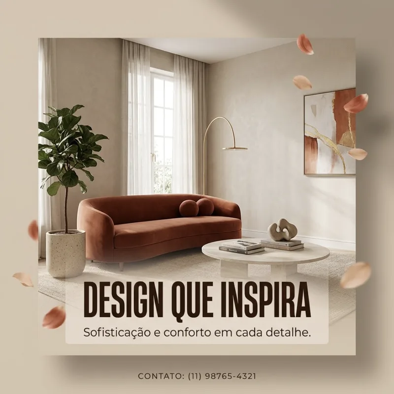 Sofisticado post institucional — Decoração