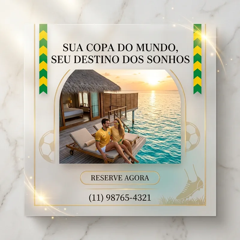 [Copa do Mundo] Energético clean post de — Viagens