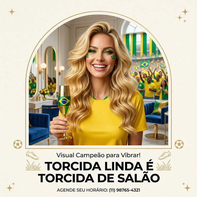 [Copa do Mundo] Luxuoso story vertical — Salão de Beleza