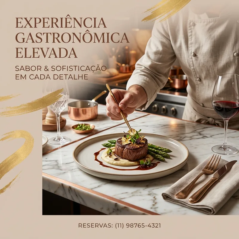 Luxuoso post de — Restaurante