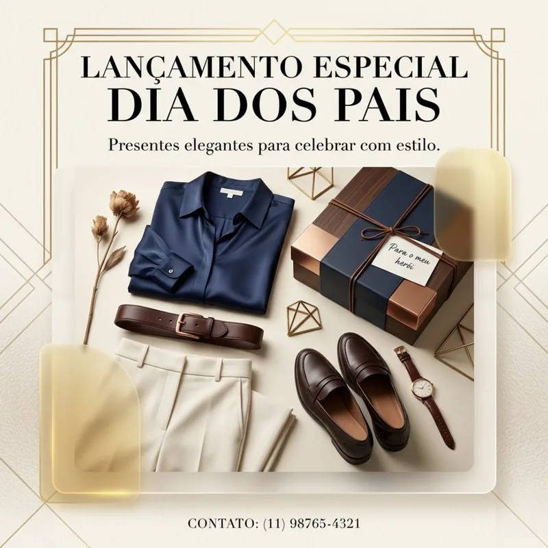 [Dia dos Pais] Romântico post de — Moda Feminina