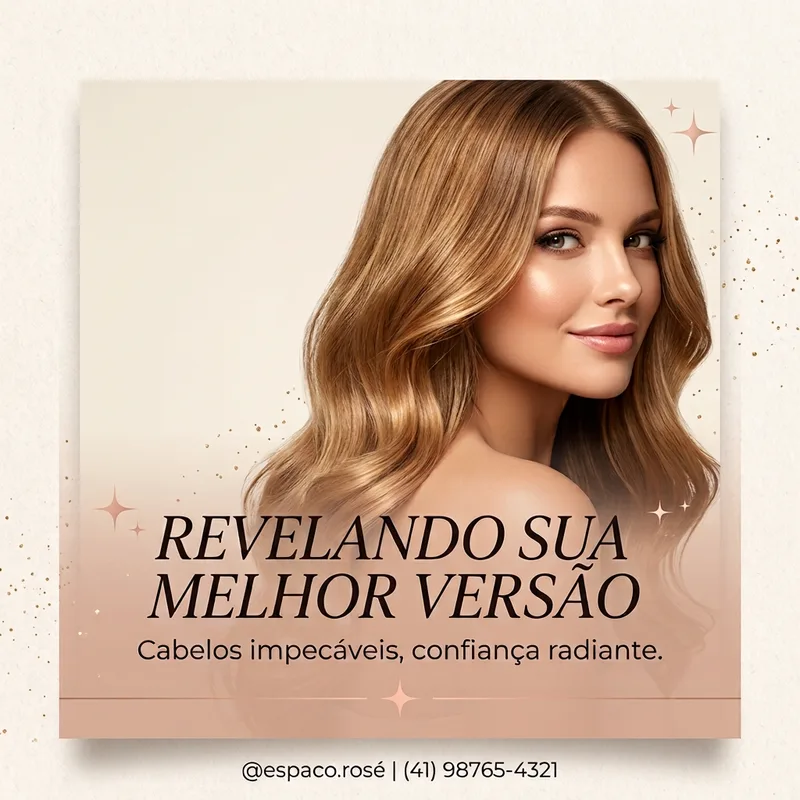 Premium discreto post de — Salão de Beleza